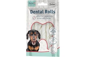 Bubimex - Dental+ Os bâtonnets torsadé à l'Algue x10-13cm - Friandise Dentaire pour Chien - Enrichie en Zinc - Anti-Tartre - Haleine Fraîche
