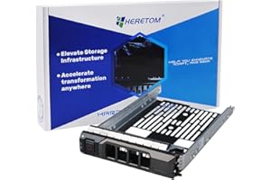 Heretom F238F 0F238F 3,5" HDD Tray Caddy Boîte de Disque Dur Palette Caddie Support pour Dell R310 R320 T320 T330 T420 R415 R510 R620 T630 R810 R820 R920 R410 R420 R720xd MD3400