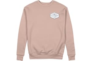 Surf Monkey Sudadera con Cuello Redondo Parches