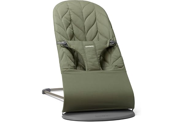BabyBjörn Transat Bliss, Tissé, matelassage Pétale, Vert foncé