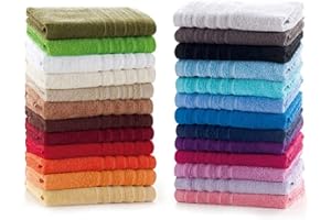 BARCELÓ TEXTIL Barceló - Toalla baño Diamante - 50x100 cm - Color Esmeralda