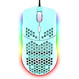 ZIYOULANG Wired Gaming Mouse, 69G Honeycomb Shell Lightweight Mouse with 6400 DPI, 6 Button Programmable USB Gaming Mice, for