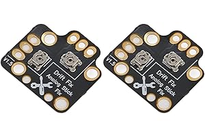 HEAYZOKI 2pcs Controller Analog Stick Drift Fix Mod pour PS4 PS5 One, Gamepad Handle Joystick Drift Repair Board, Black Analog Stick Drift Replacement