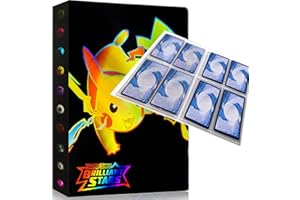 ESHAWO Classeur cartes 4 pochette, Album de collection pour porte-carte, 30 pages, 4 poches par page, jusqu'à 240 cartes max, compatible avec MTG, TCG, Trading, Sports, Jeu et autres cartes - K3