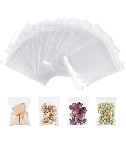 Bustine Con Chiusura Ermetica SODIAL(R) Sacchetti Di Plastica