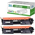InkJello Compatible Toner Cartridge Replacement for HP LaserJet Pro M203 M203dn M203dw, MFP M227 M227fdn M227fdw M227sdn CF230A with Chip (Black, 2-Pack)