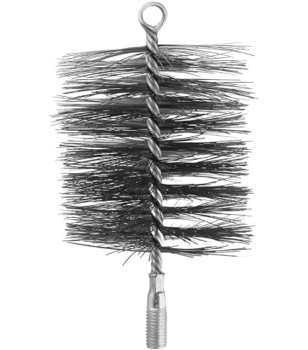 Spazzola Rotonda In Filo D'acciaio Per Pulizia Canna Fumaria – 3 Misure 50/60/120 Mm, Per Camini, Stufe, Caldaie E Tubi