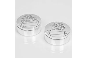 Juliana Silver Plated First Tooth and First Curl Boxes 6312TC