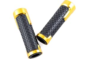Universella motorcykelstyrehandtag, 22 mm (7/8 tum) 24 mm (1 tum), halkfria motorcykelhandtag i gummi för Quad ATV Grips mope