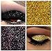 Glitter Eyes Duo Set 1 - Black & Gold Holographic Eye Shadow Fixing gel Long Lasting