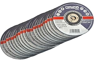 QUANTEX 20 Stück Trennscheibe Ø 75mm, 10mm Aufnahme. Geeignet für Stahl Edelstahl Inox Metall etc.