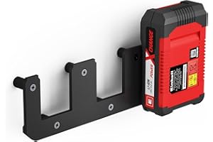 NewGround Designs Support mural pour Einhell batteries adapté aux batteries 18V Support mural pour support de batterie Power-X-Change (3 batteries)