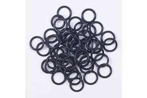 Othmro Nitrile Rubber Washers O-Rings, 14mm OD 10mm ID 2mm Width, Sealing Gasket Rings for DIY Tap Sink, Pack of 50