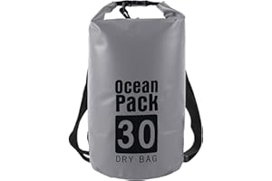 OPAHUTER Borsa Impermeabile Dry Bag Zaino, Sacco Impermeabile Dry Bag 30L Borsa Impermeabile Galleggiante per Kayak/Pesca/Rafting/Nuoto/Campeggio/Snowboard