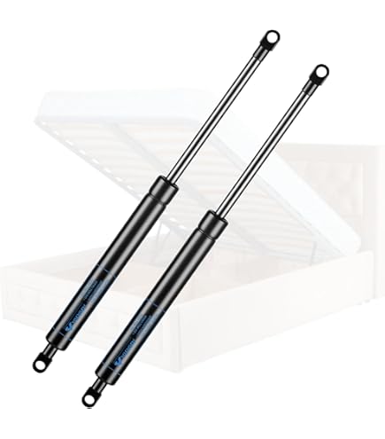 Vérin à Gaz 300N, Course 60mm, Longueur 155mm, Filetage M6 - Pour Trappes, Coffres, Sièges
