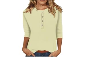 SCBFDI Going Out Tops for Women UK, Womens 3/4 Sleeve T Shirts Solid Color Casual Undershirts Modern Flowy and Comfort Draped Sleeve Dolman Top S-3Xl