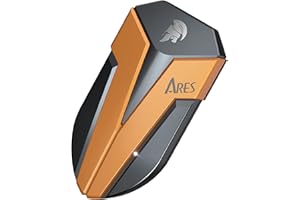 DATO SSD Externe 1 to, USB 3.2 Gen 2x2 Jusqu’à 1600/1500 Mo/s, Type C OTG Résistance à la poussière et à l'eau classée IP67, Compatible avec PS5 & Xbox - ARES Amber Shield Série