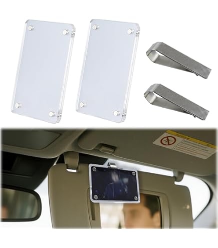 Autofotolijstje - Acryl magnetisch - Voor in de auto - 2-delig