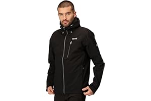 Regatta Birchdale Giacca Tecnica Shell per Trekking Impermeabile E Traspirante con Cappuccio