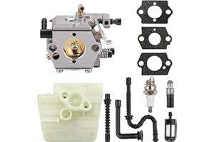 ZAMDOE MS260 Vergaser Ersatz für stihl 024 026 024 AV 024S MS240 MS260 PRO Kettensäge, für Walbro WT-194, WT-194-1, ersetzen Sie # 1121 120 0611, mit Ölleitung