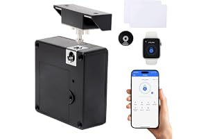 RFID Smart Lådlås elektroniskt skåplås RFID med app NFC | Elektroniskt låslås med 2 IC-kort, dolda lås för skåp, lådor, lådor