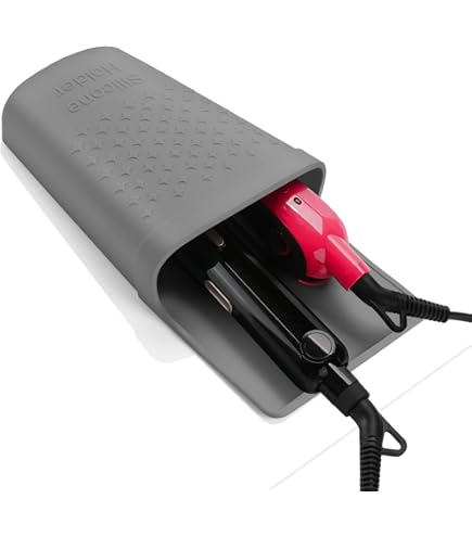 Barber Hair Flat Straighteners Iron Suction Cup Wall Mount Stand Holder