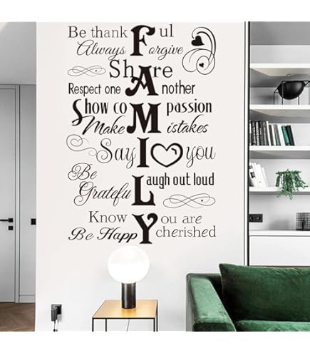 Lettere moderne rimovibili Proverbi Bibbia Bibbia Adesivi da