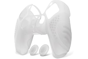 eXtremeRate PlayVital Funda de Silicona para ps5 - Carcasa Protectora Antideslizante con 2 Tapas de Joystick, Compatible con DualSense, Accesorio para ps5 (Edición Guardian-Brilla en Oscuridad)