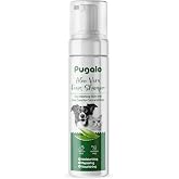 PUGALO Dry Foam Shampoo for Cats and Dogs Provides Ease of Screening 250 ml (Aloe Vera)
