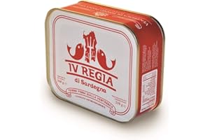 Ventresca di Tonno pinne gialle in olio d'oliva 340g IV Regia di Sardegna - Lavorato a mano in Sardegna, Italia - La Ventresca è la carne più grassa e gustosa del tonno - Produzione artigianale sarda certificata Kosher