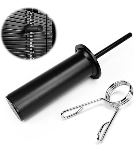 Pasador Extensor De Peso Para Máquinas De Gimnasio - 8 O 10 Mm De Diámetro, Soporta Hasta 40-60 Kg, Con Clip De Resorte