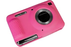 Easy Hood Custodia per fotocamera Kodak PIXPRO FZ55, custodia protettiva in morbido silicone antigraffio Slim Fit FZ55 DSLR custodia protettiva da viaggio, Rosa, Custodia per fotocamera