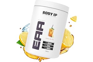 ‎BODY IP BODY IP Perfect EAA | Lemon Ice Tea | essentielle Aminosäuren für den Muskelaufbau | hochdosiert | enthält alle EAAs, SEAA und BCAAs | vegan und laktosefrei | 20 Portionen | 500g | Made in Germany
