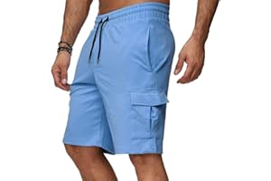 Bsrpolry Pantaloncini sportivi da uomo Pantaloncini da corsa Pantaloncini sportivi con tasche ad asciugatura rapida traspiranti pantaloni casual palestra sport all'aperto allenamento estivo