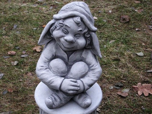 Zwerg Gnom Troll Wichtel 01 EMA 30 cm ca.12,5 kg Frostfest Stein Nr.172