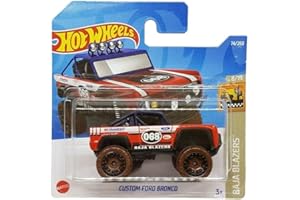 Hot Wheels - Custom Ford Bronco - Baja Blazers 8/10 - HCV15 - Short Card - Bell - BFGoodrich - Mattel 2022