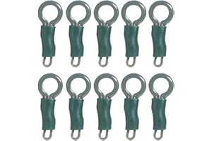Weiyiroty 10 Set Karpfen Angeln Tackle Sleeves Karpfen, Rigs Connector, zum Angeln Herstellung verschiedener Karpfen Rigs