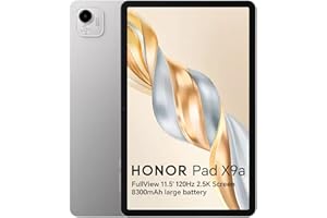 ‎HONOR HONOR Pad X9a Tablet 6 GB 128 GB, 11,5 Zoll LCD bei 120 Hz 2,5K, Snapdragon 685 4G Mobile-Plattform, 8300 mAh Akku, Android 15, Google Service Wifi Tab, Grau