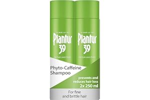Plantur 39 Caffeine Shampoo Prevents and Reduces Hair Loss 2x 250ml | For Fine Brittle Hair | Unique Galenic Formula Supports Hair Growth | Women Hair Care Made in Germany
