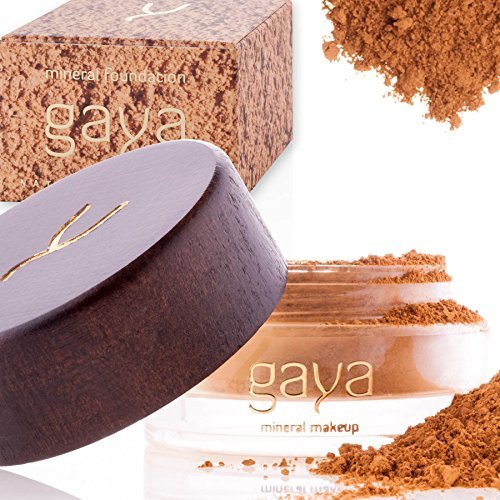 Mineral Foundation Vegan Makeup Powder - Unique 4 IN 1 MF7 Shade 100% Natural Multipurpose Full Coverage For All Skin Types - Foundation, Concealer, Powder & Sunscreen In a 9gr Jar