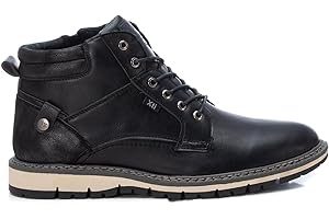 XTI - Botín Cierre de Cremallera para Hombre, Color: Azul, Talla: 42