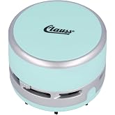 Clauss 2Clean Tischstaubsauger Mint, Mini Staubsauger als Büro Gadget, Ideal für Büro, Haushalt oder Auto, 2 x AA Batterien (