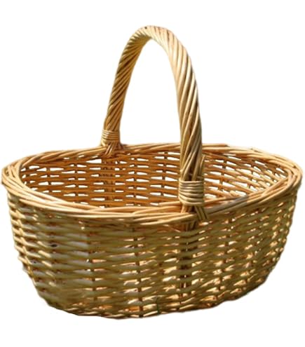 Panier Courses Métal Avec Poignée – 45x30x21 Cm – Rangement Supermarché, Cosmétiques, Jouets – Solide Et Portable