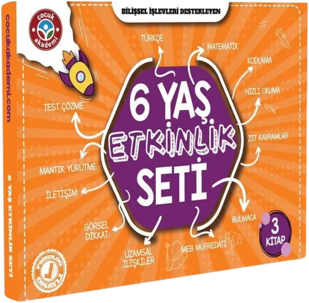Çocuk Akademi 6 Yaş Etkinlik Seti