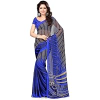 Vaamsi Georgette Printed Saree with Blouse Piece