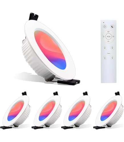 RGB Dual White 18 Watt LED Mi-Light inbouwspots 220V sets met remote