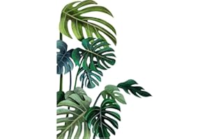 DanLink Graz Design Adhesivo Decorativo para pared Diseño de Hojas Tropicales Color Verde