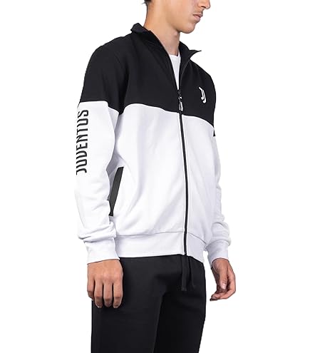 Pigiama Juventus Ufficiale Felpato - Tuta Uomo Adulto Grigio Melange | Prodotto Licenziato - Foto 11