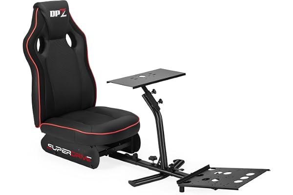 Subsonic - Cockpit de Simultation de Course pour Volant PS5, Xbox Series et PC - Siège de Simulation Compatible Logitech G29 / G27 et Thrustmaster - Noir
