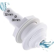 Aspirateur Skimmer De Surface SPIRATO PD-01878 - Blanc - Pour Piscine à Paroi Acier